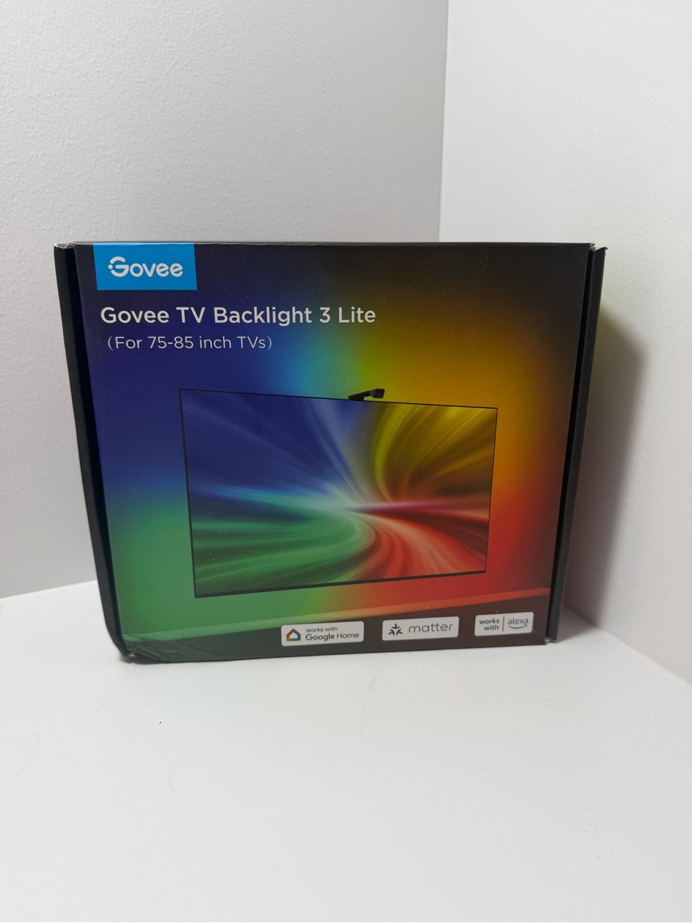 NEW IN BOX Govee TV Backlight 3 Lite – Multicolor LED Kit for 75-85” TV